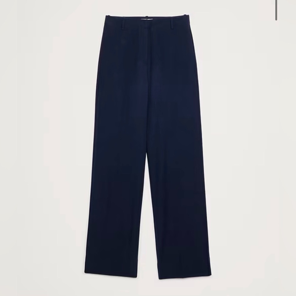 HIGH-RISE MODERN STRAIGHT CITY STRETCH PANT